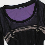 French Vintage Layered Dress (M)