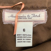 2000s Abercrombie Silk Floral Mini Skirt (S/M)