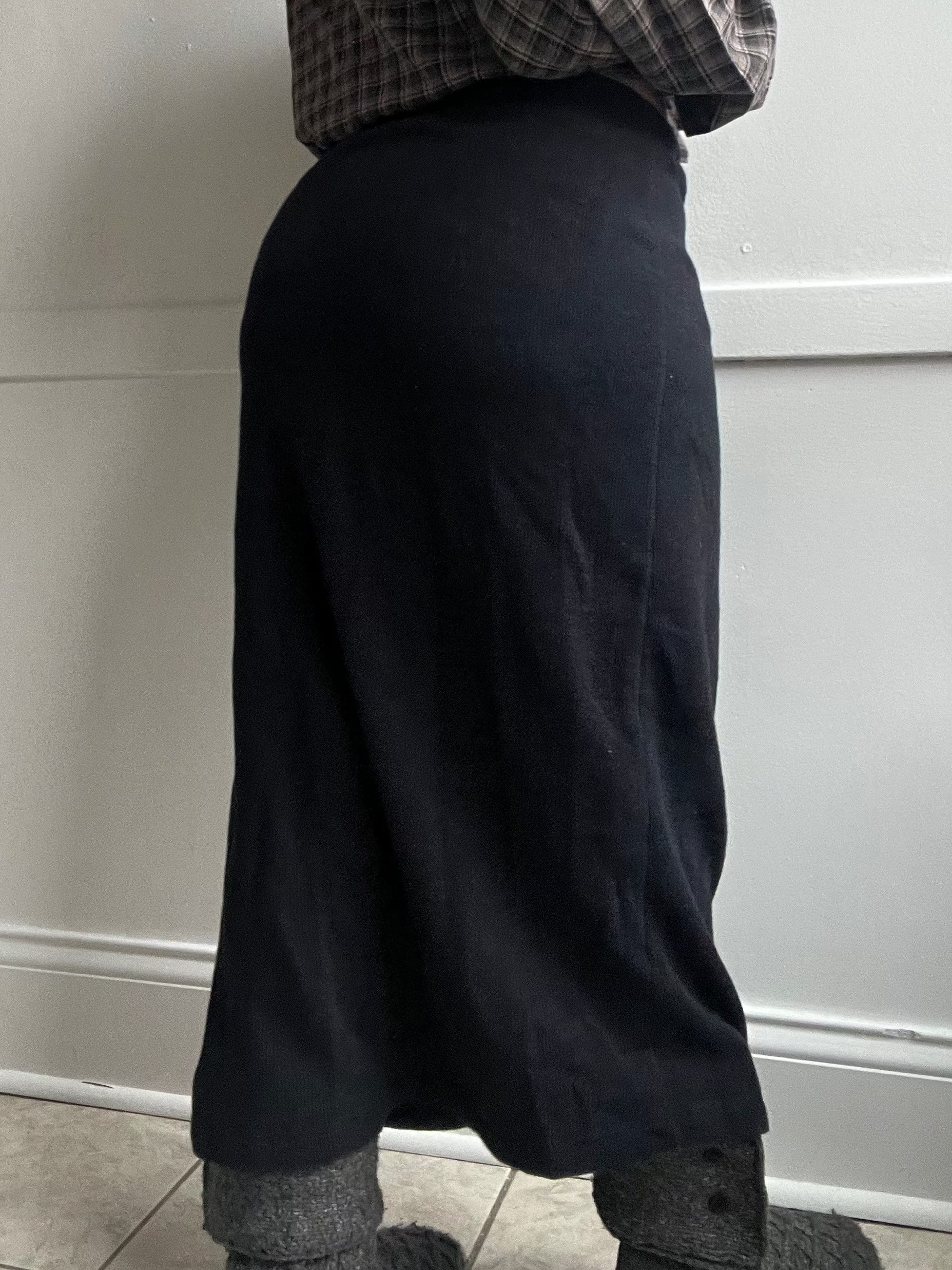 Y2K DKNY Knit Skirt (L)
