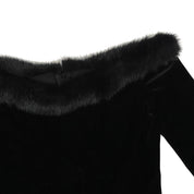 Furry Velvet Silk Top (M)