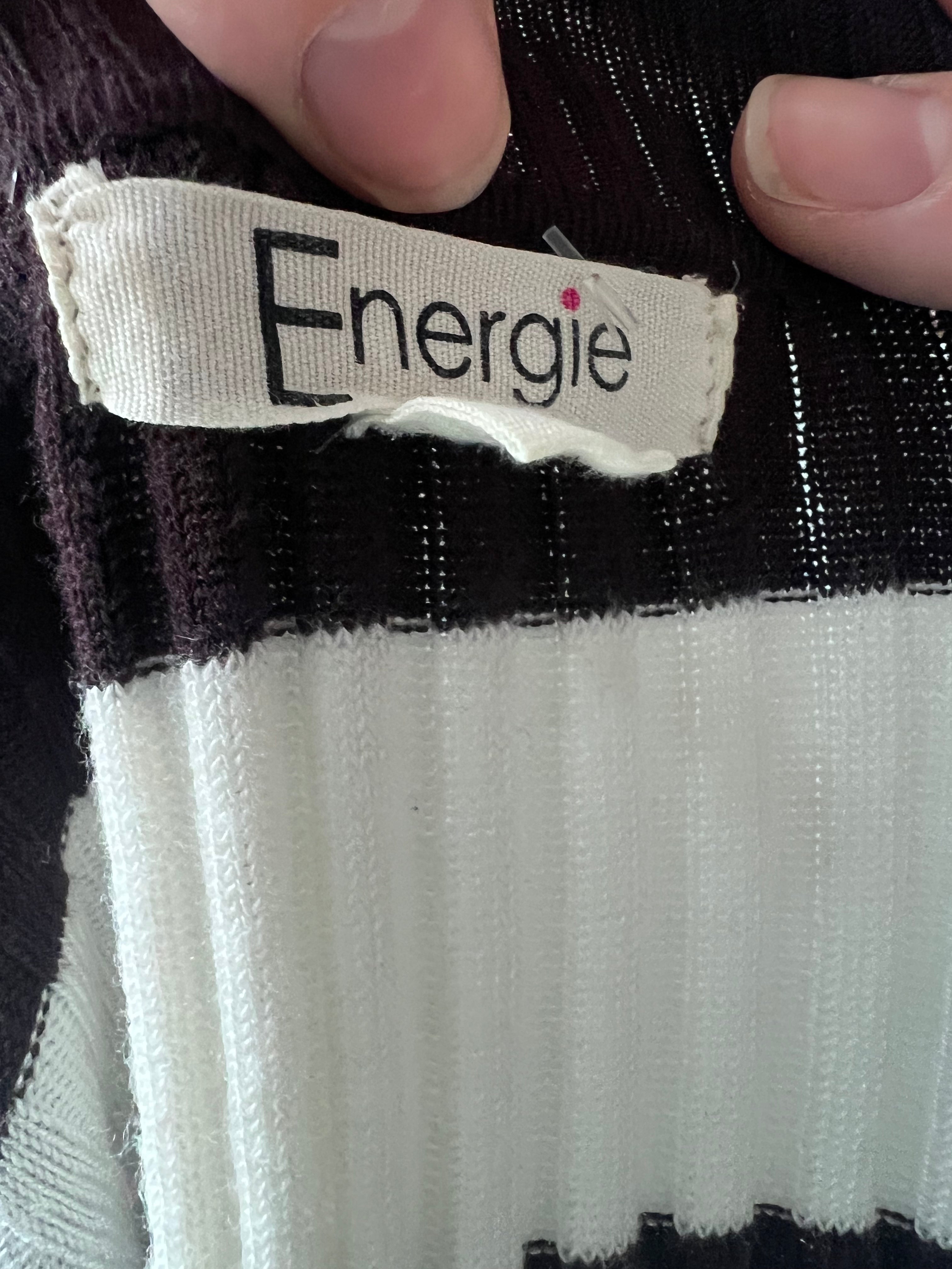 Y2K Striped Deep V Knit (S)