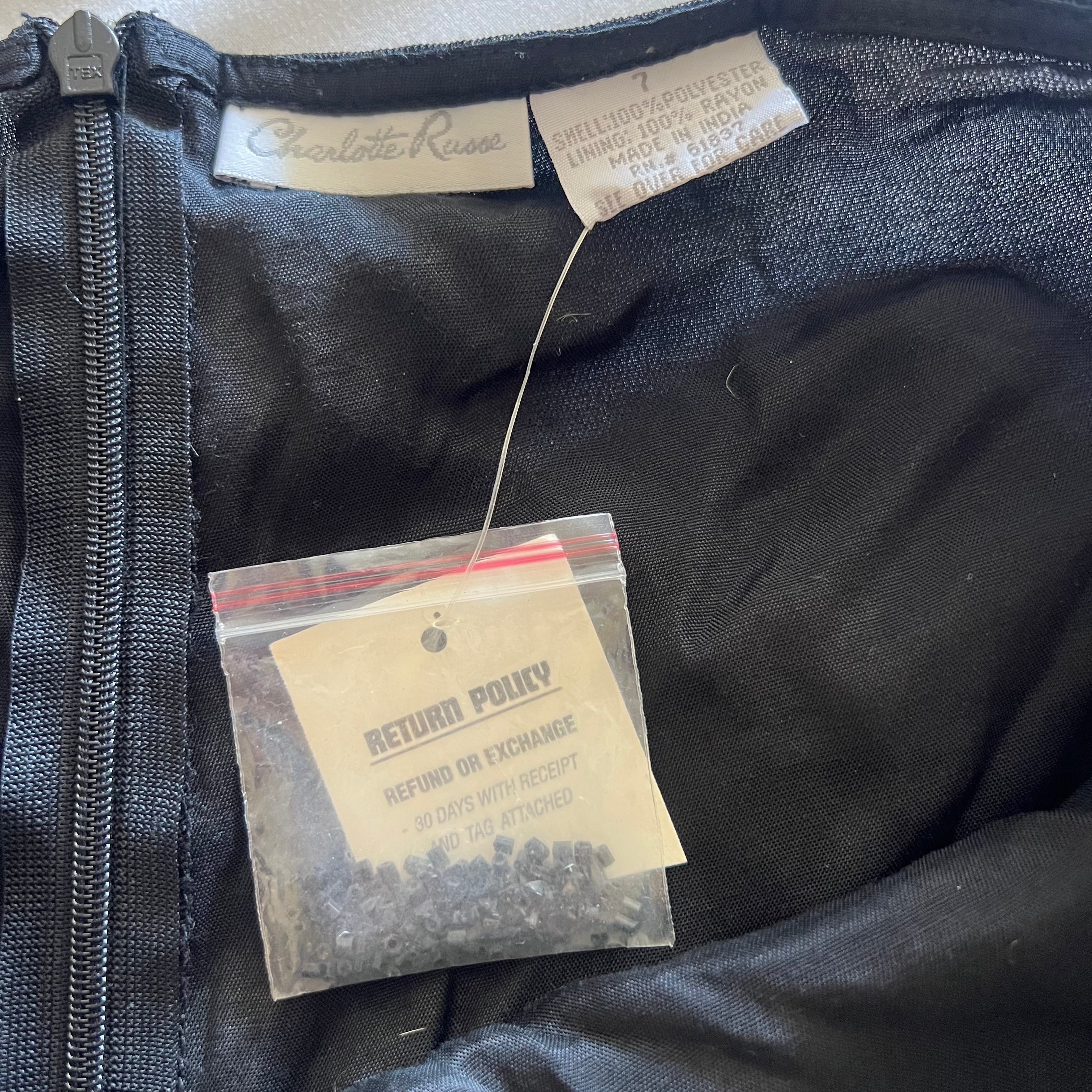 Vintage Black Beaded Pants (S)