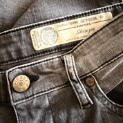 Diesel Gray Distressed Skinny Jeans (XS)