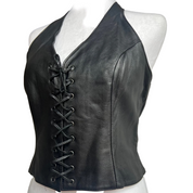 Vintage Leather Vest (S/M)