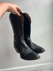 Vintage Black Cowboy Boots