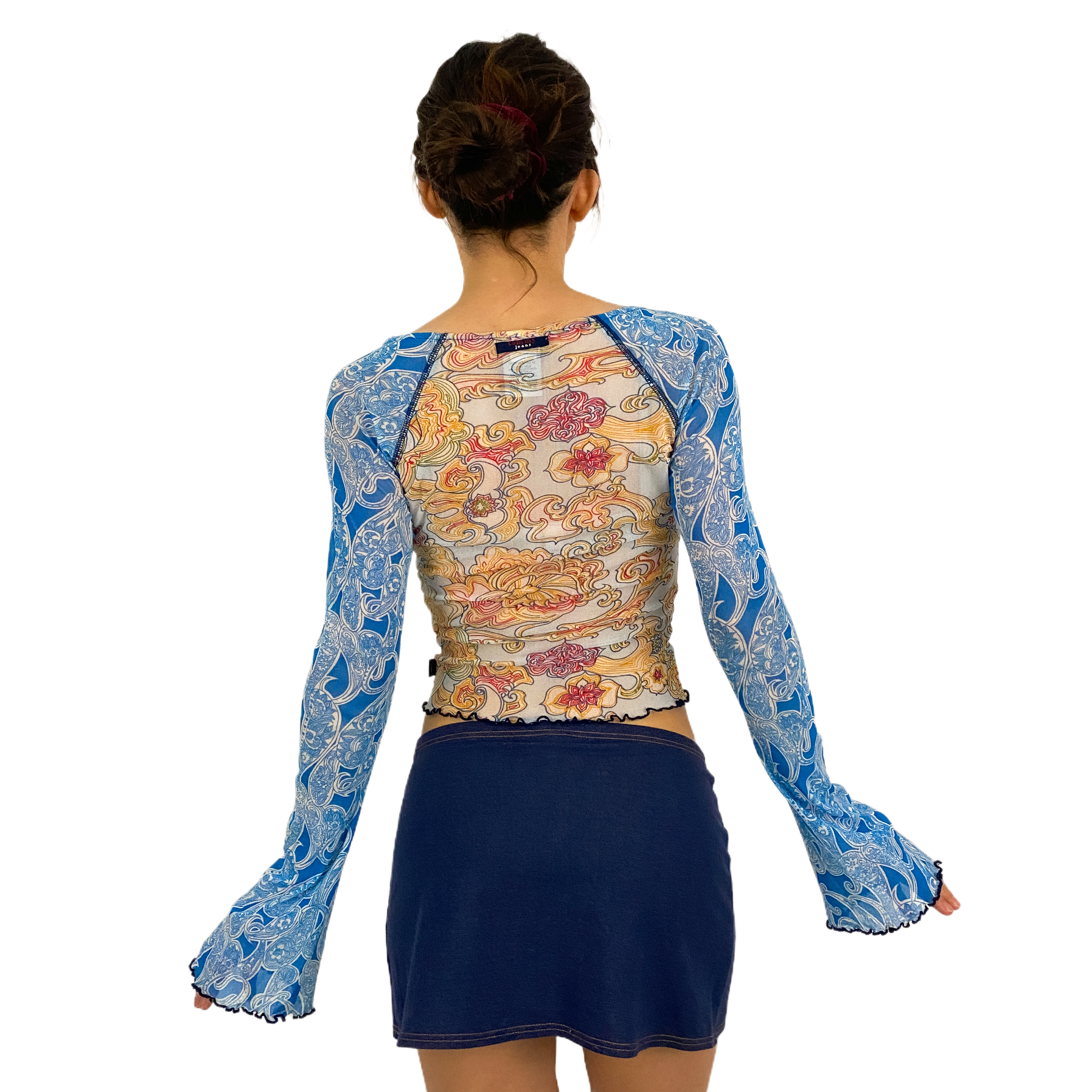 90's Tommy Jeans Mesh Top (S)