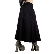 Plum Pinstripe Skirt (M)
