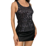 Sequin Knit Tank (S)