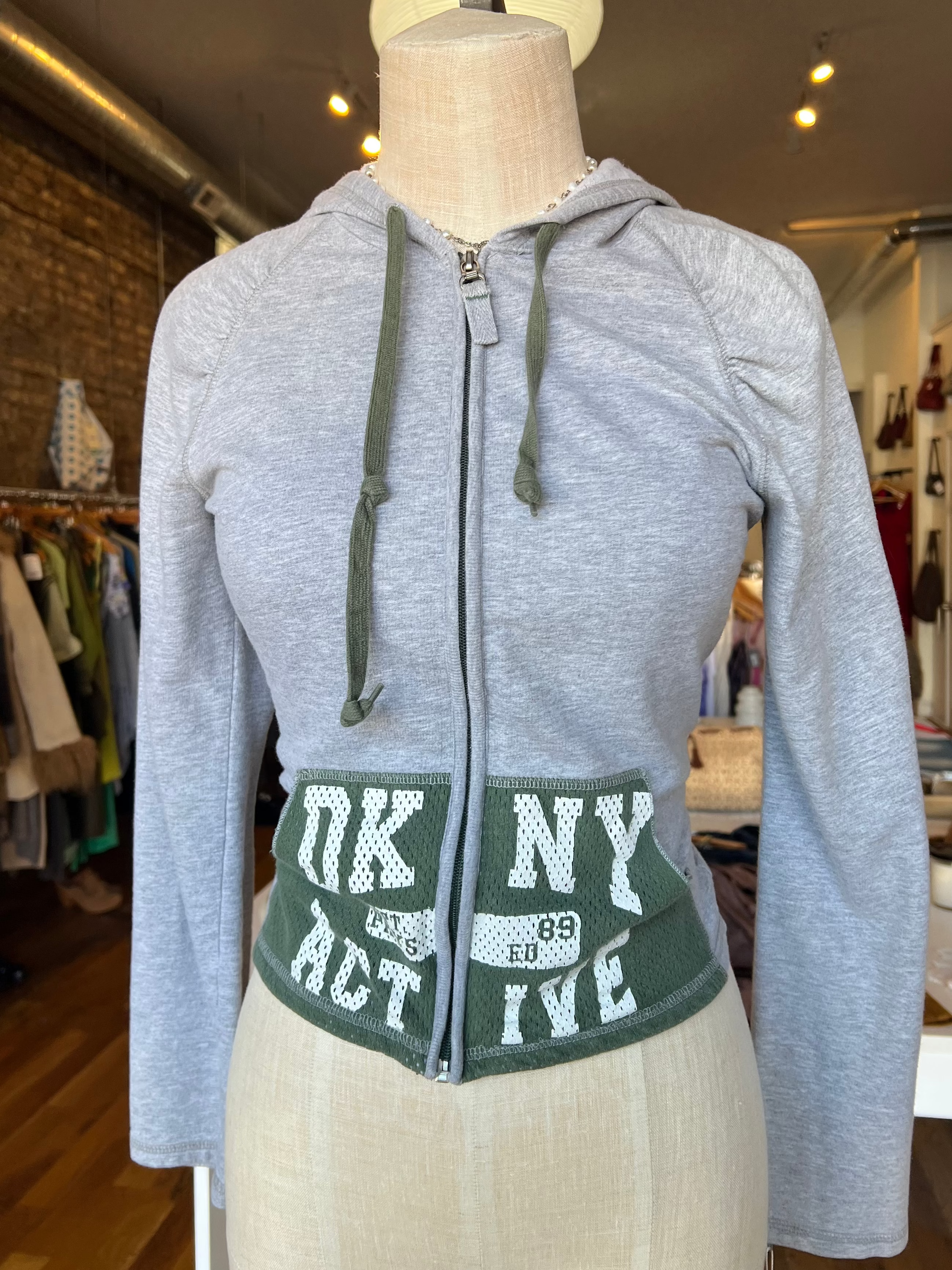 Y2K DKNY Sport Zip-Up (S/M)