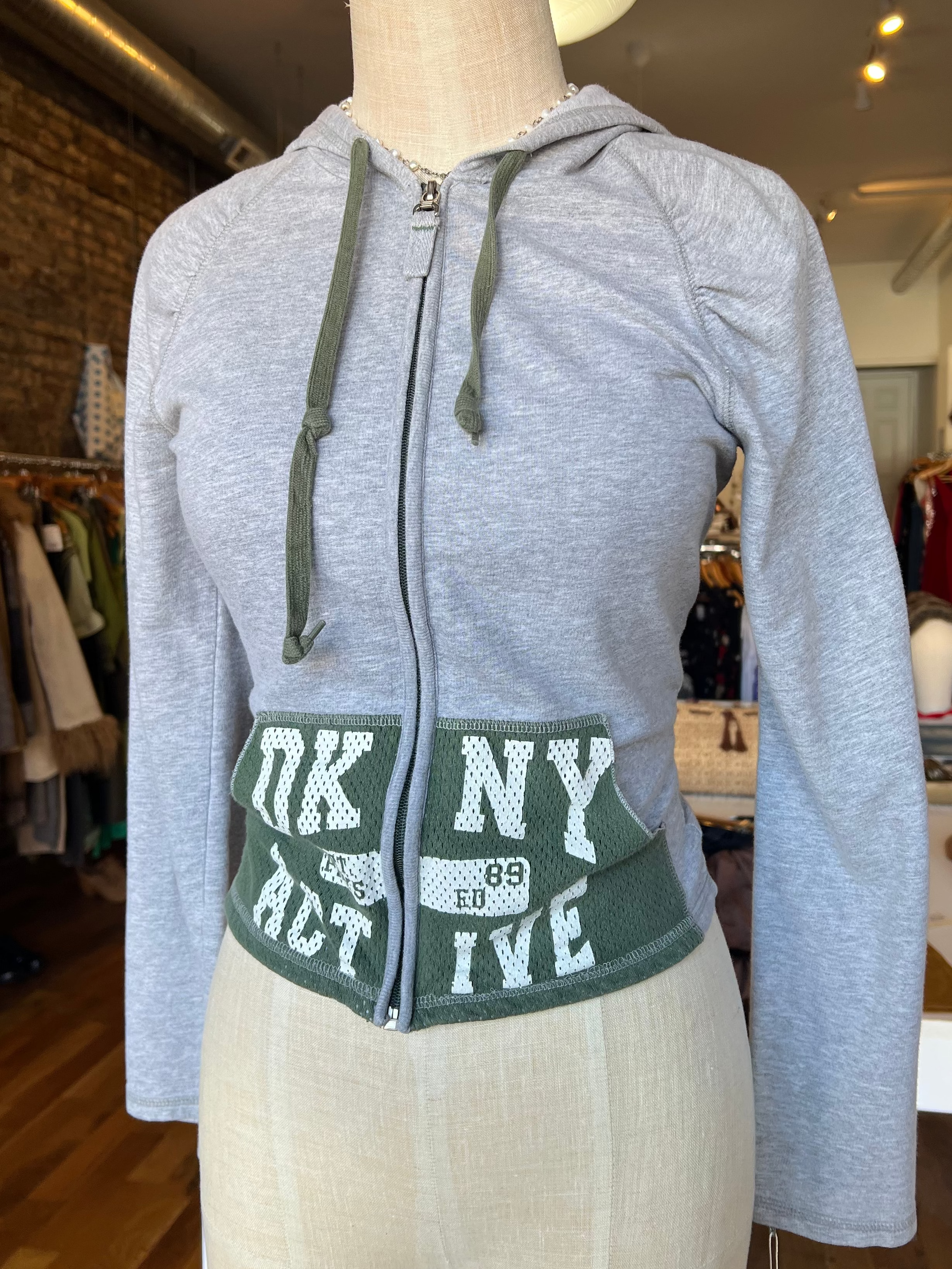 Y2K DKNY Sport Zip-Up (S/M)