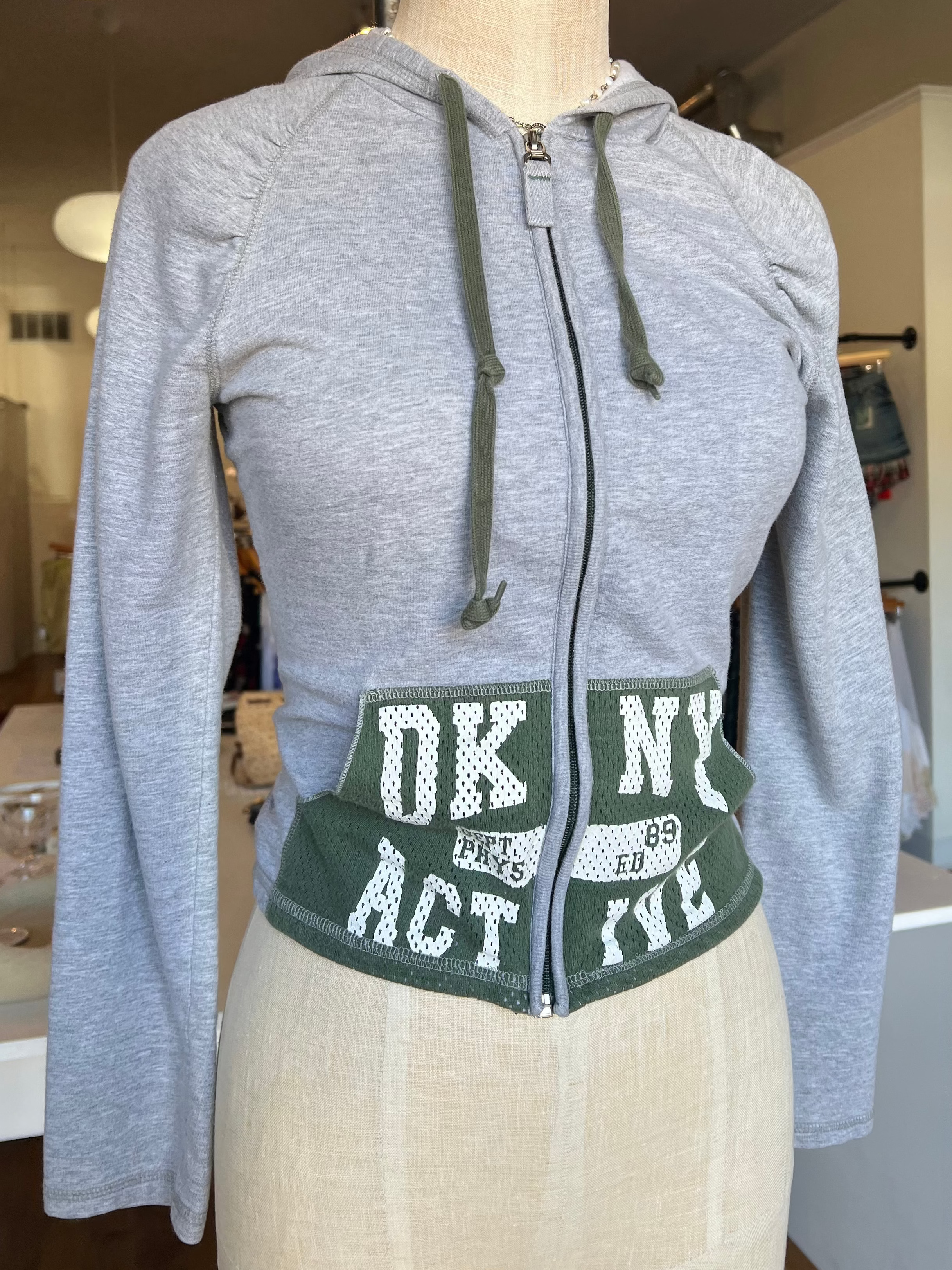 Y2K DKNY Sport Zip-Up (S/M)