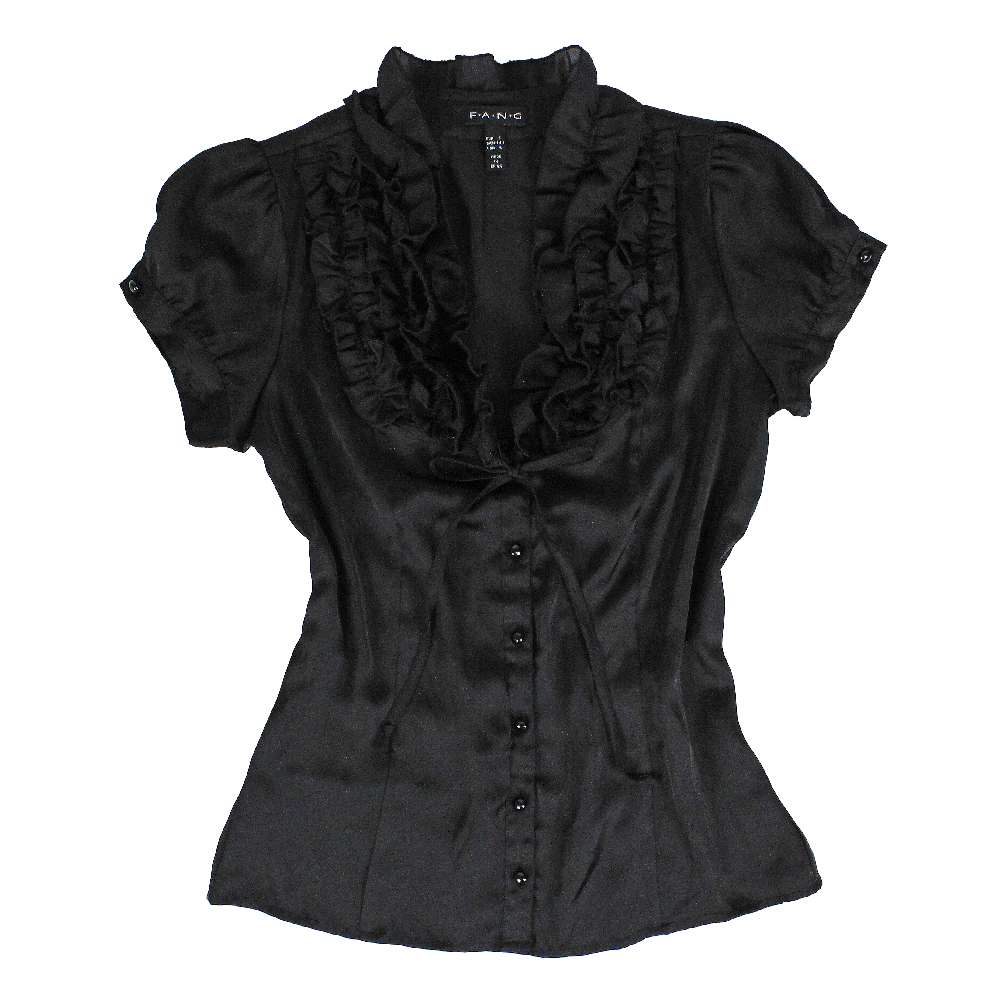00s Frilly Button Up (XS/S)