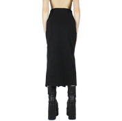 90s Black Maxi Skirt (S/M)