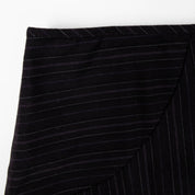 Plum Pinstripe Skirt (M)