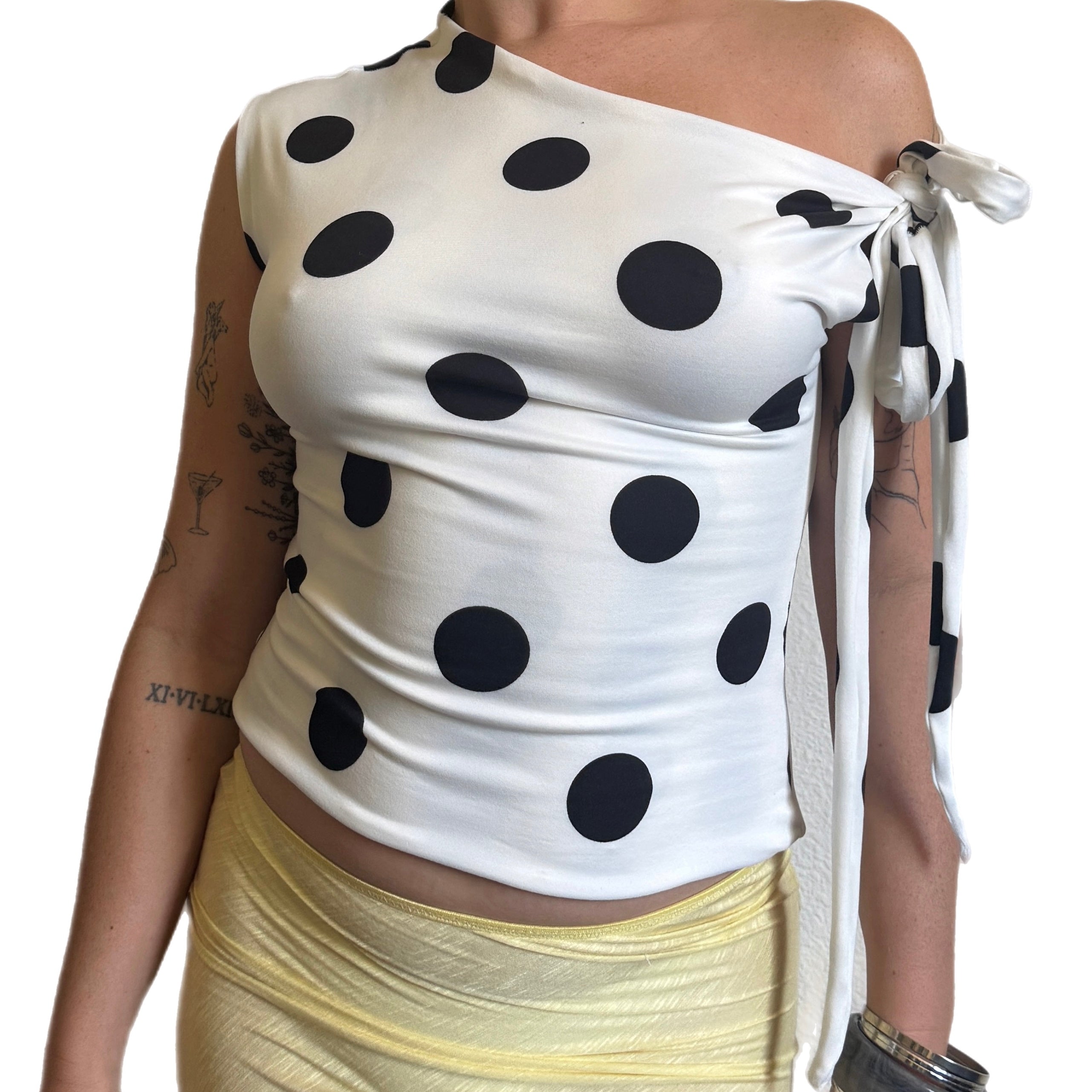 Polka Dot Tie Tank (XS-XL)