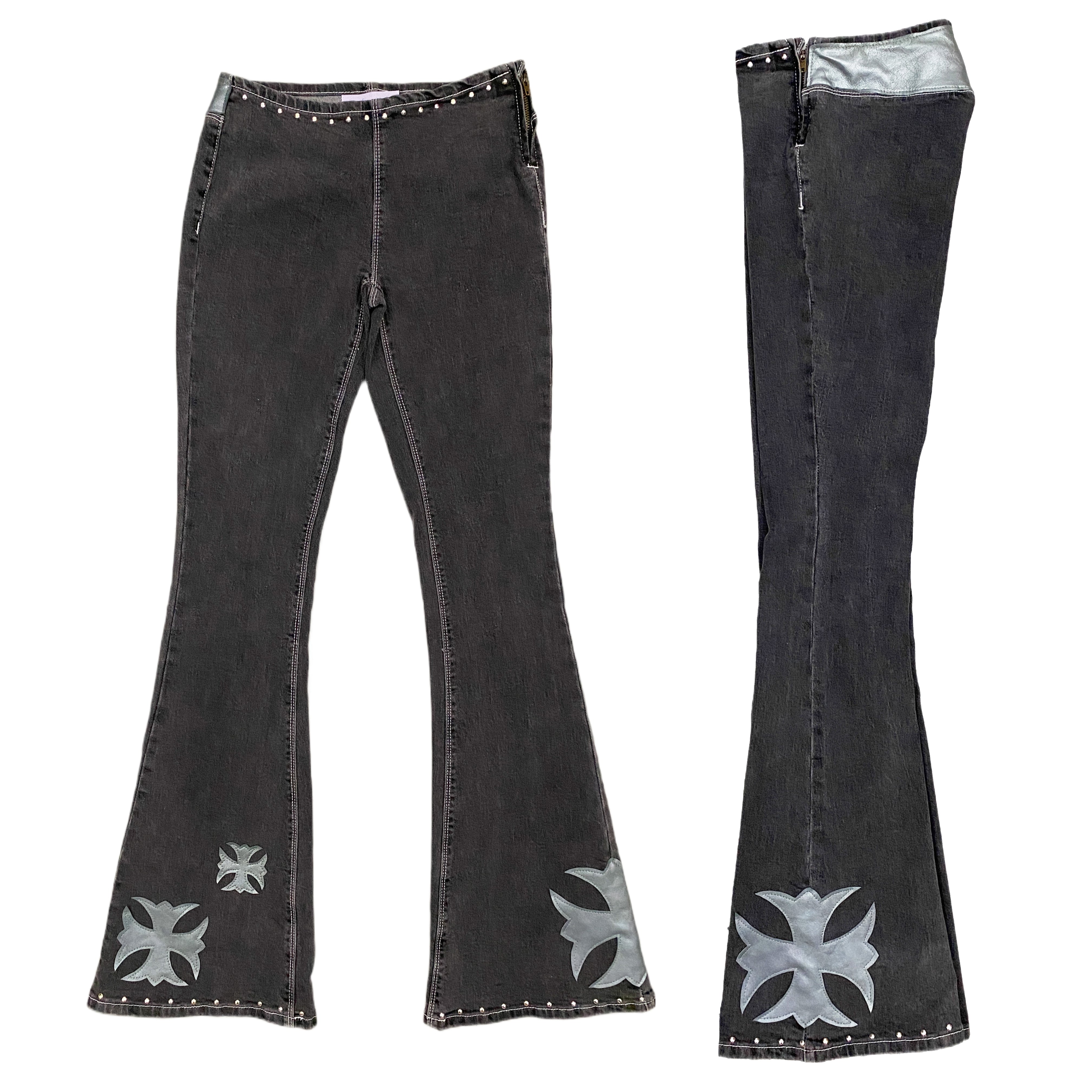 Gothic Cross Flares (XXS/XS Slim)