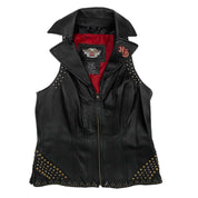 Harley Davidson Studded Leather Vest (S)