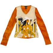 Custo Barcelona Palm Beach Bikini Long Sleeve Shirt (M/L)