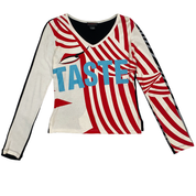 Custo Barcelona Taste Graphic Long Sleeve Top (M/L)
