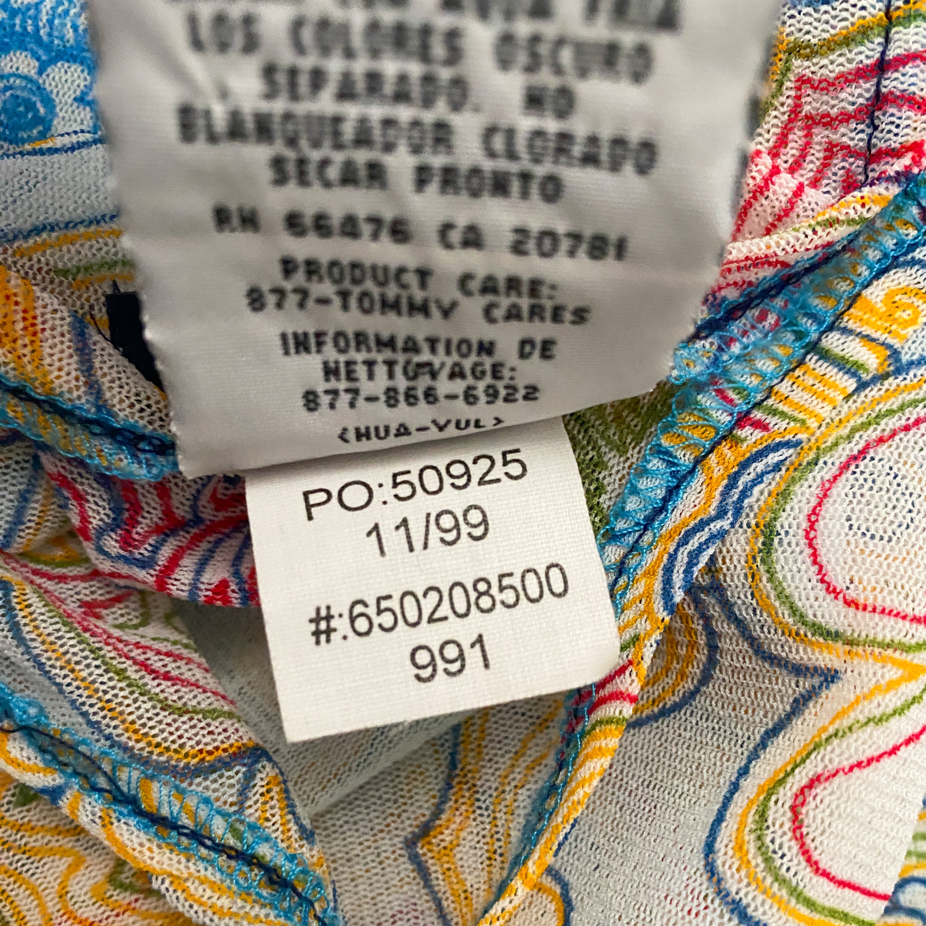 90's Tommy Jeans Mesh Top (S)