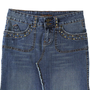 Y2K Denim Maxi Skirt (XS/S)