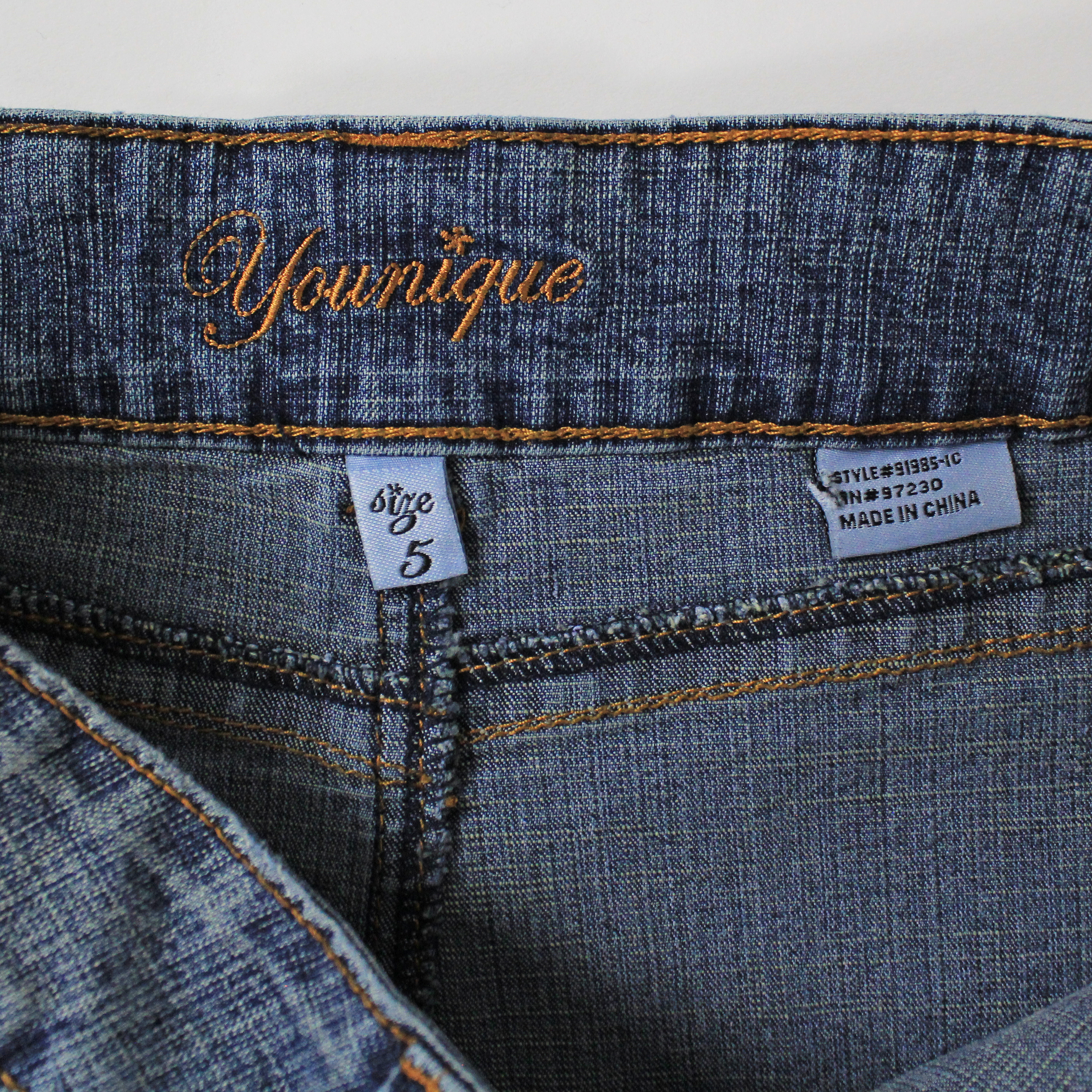 Y2K Denim Maxi Skirt (XS/S)