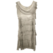 Italian Silk Deconstructed Layered Dress (M)