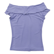 Y2K Lavender Off The Shoulder Top (M)