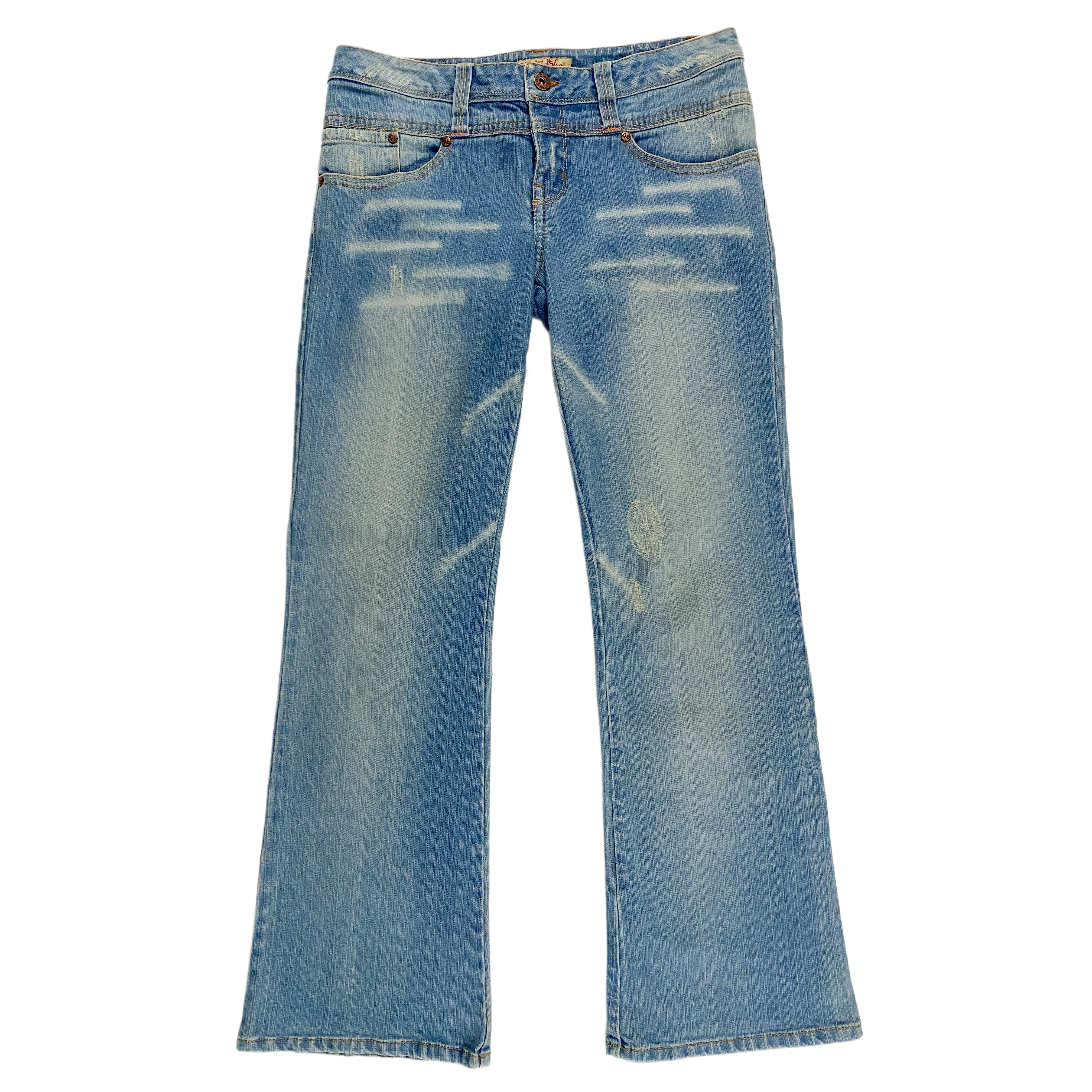 Y2K Mid-Rise Boho Flares (M)