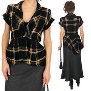Nanette Lepore Plaid Top (XS/S)