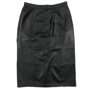 Soft Leather Midi Skirt (M)