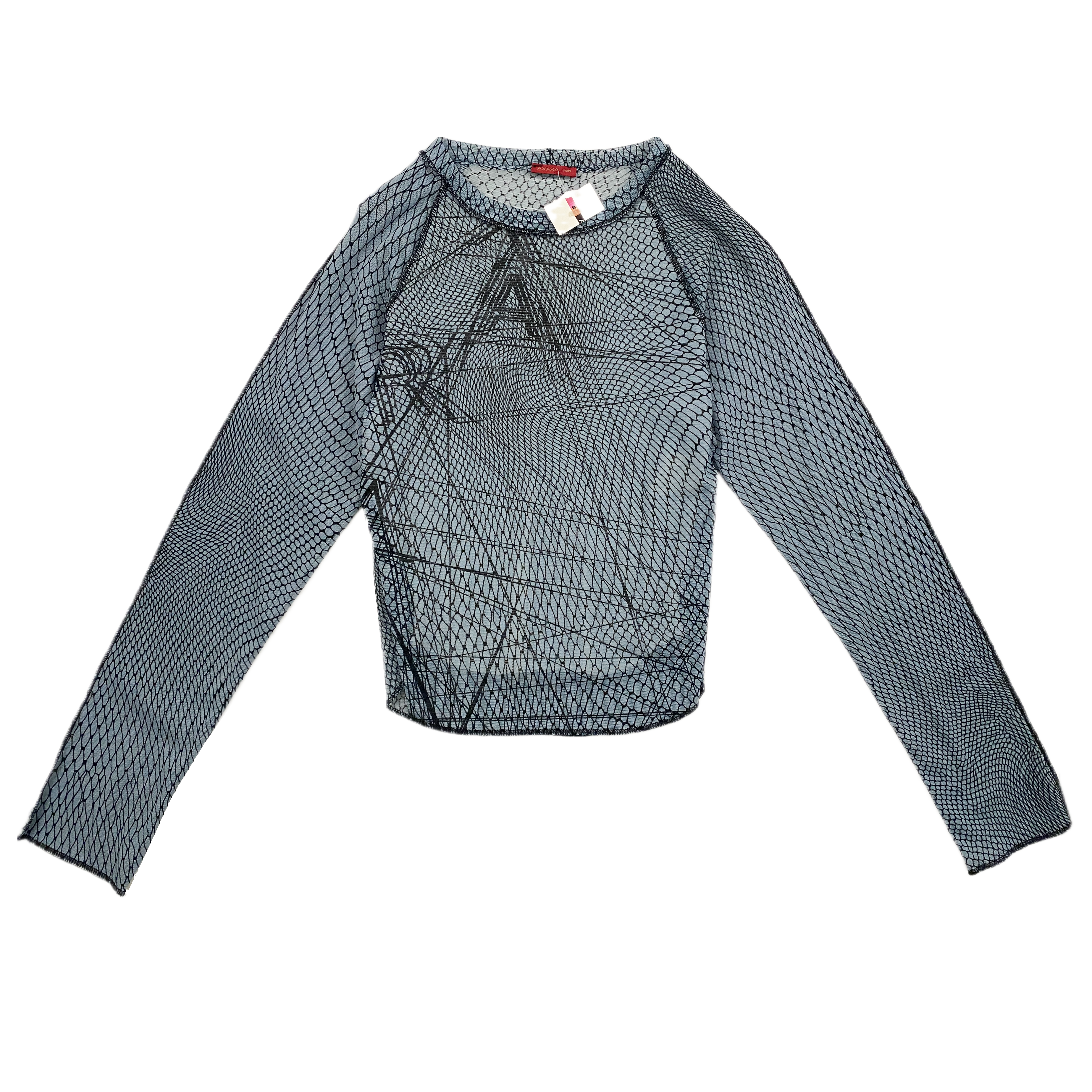 Axara Paris Spiderweb Mesh Top (S)