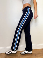 Navy Athletic Y2K Sporty Spice Pants (S)