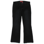 Y2K Black Corduroy Flares (S)