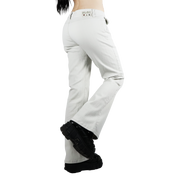 Y2K White Low Rise Flare Jeans (S)