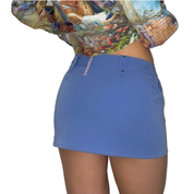 Early 2000's Periwinkle Mini Skirt (XS)