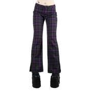 Y2K Plaid Flares (XS)