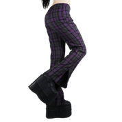 Y2K Plaid Flares (XS)