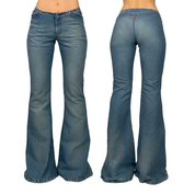 Miss Sixty 2000s Low Rise Flare Jeans (S)