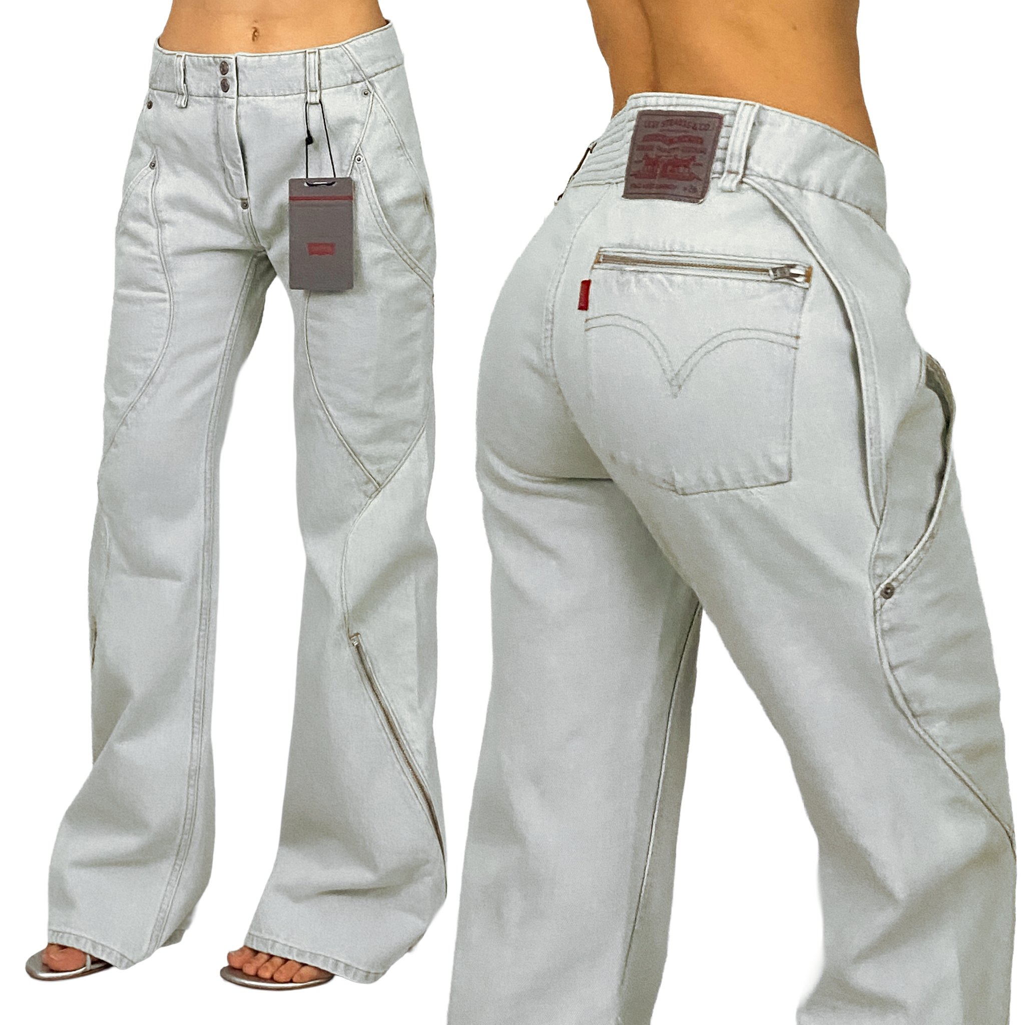Levi's x Kiko Kostadinov Wide Leg to Flare Jeans (S)