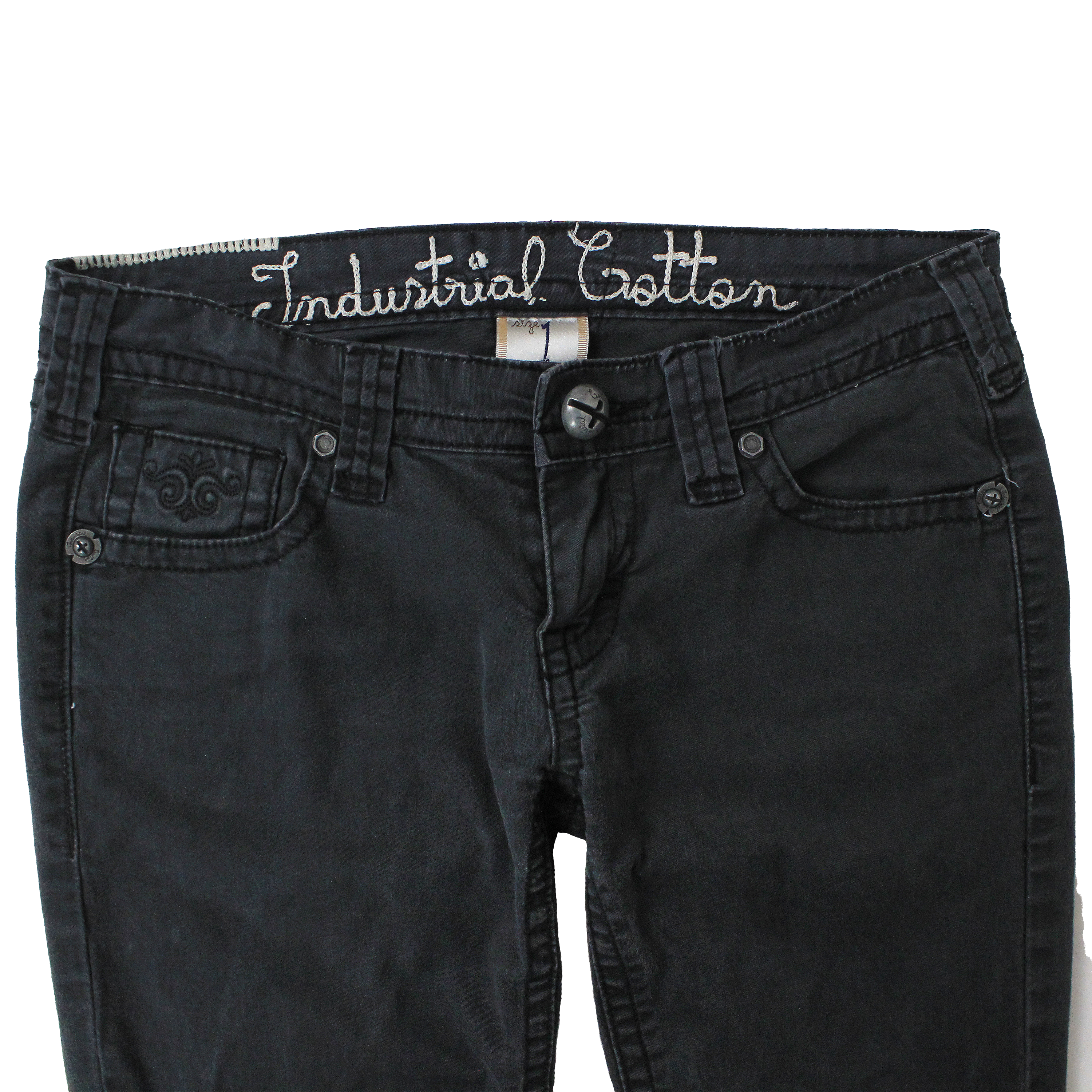 Y2K Faded Grey Flares (XS)