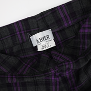 Y2K Plaid Flares (XS)