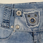 Diesel 2000s Low Waist Denim Shorts (XS)