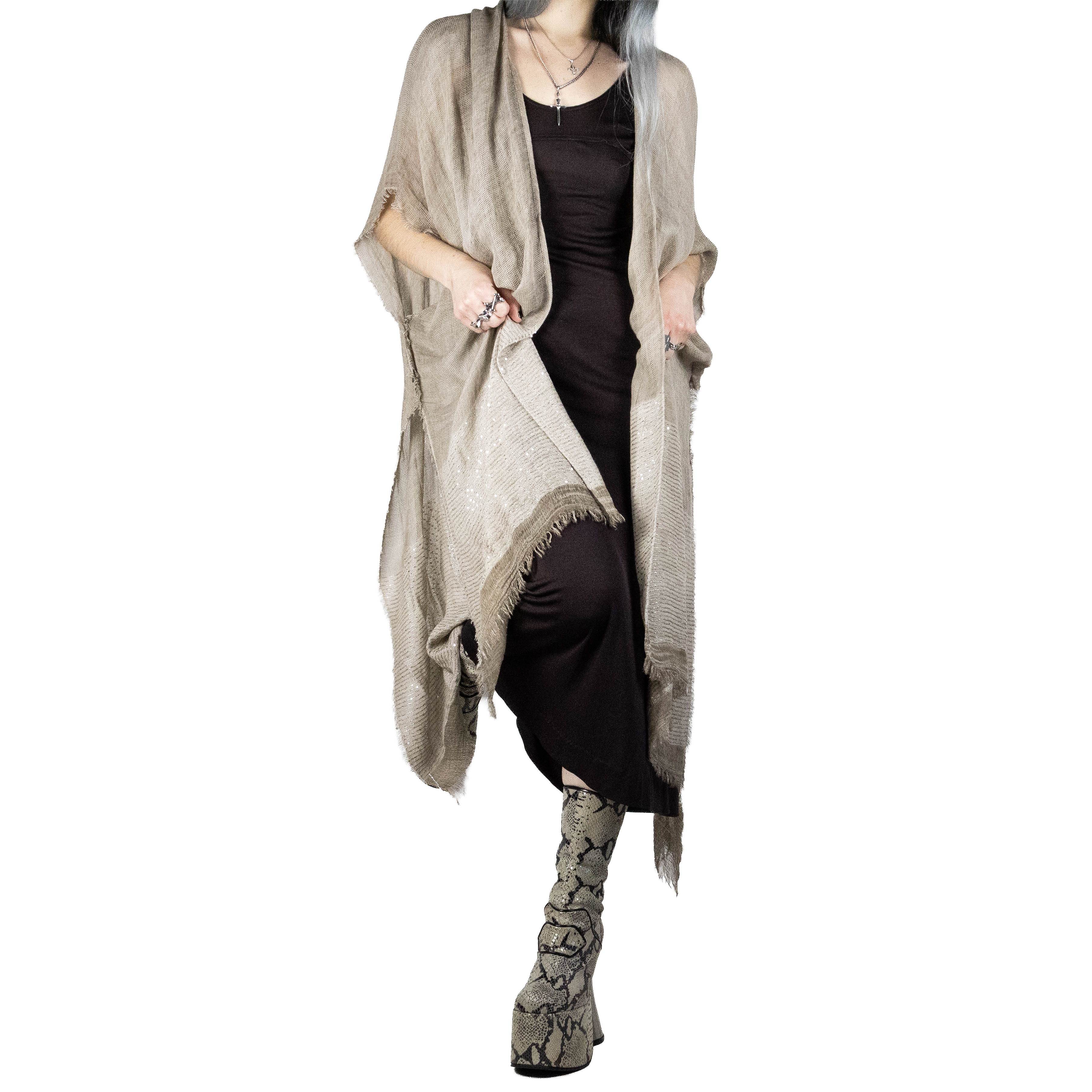 Draped Gauze Vest (OS)
