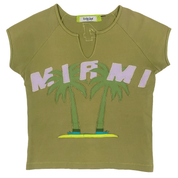 ANGEL SPORT Miami Palm Patch Tee (S/M)