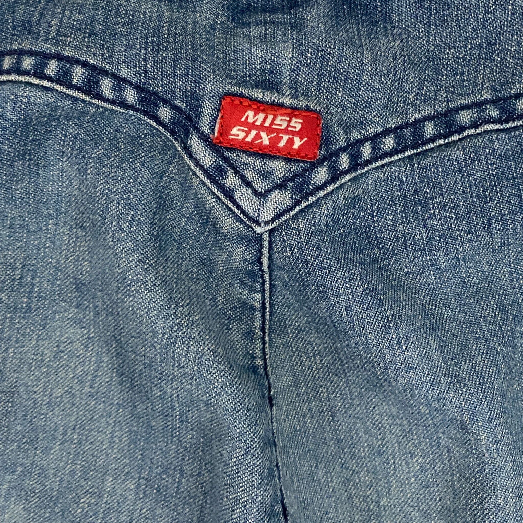 Miss Sixty 2000s Low Rise Flare Jeans (S)