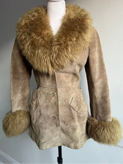 Vintage Suede Penny Lane Coat (XS/S)