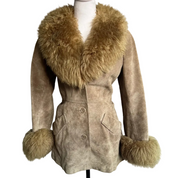 Vintage Suede Penny Lane Coat (XS/S)