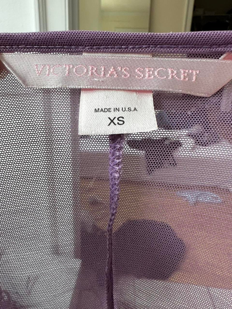 Vintage 2001 Victoria's Secret Mesh Lilac Slip (XS)