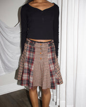 Two Sided Reversible Midi Skirt (S)